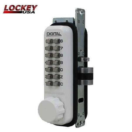 LOCKEY Lockey 2930 - Narrow-Stile Mechanical Keypad Keyless Knob - Passage - Single Combination - S LK-2930-SN